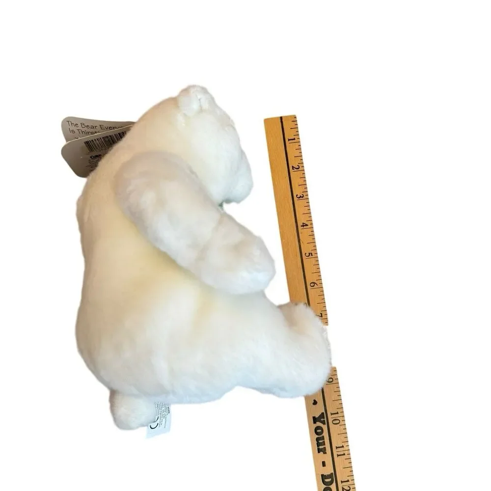 1999 Vintage Coca Cola White Colar Bear‎ Plush New